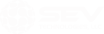 sev technologies logo white