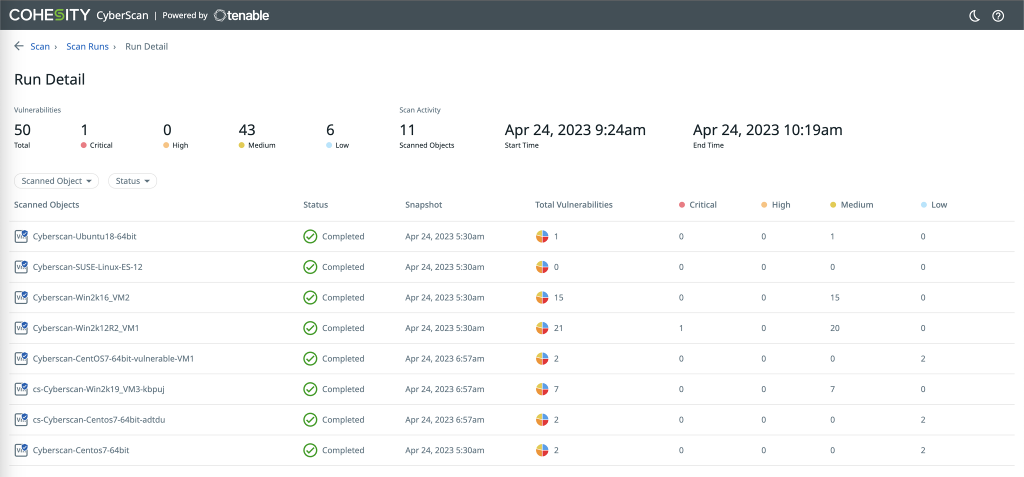 Identify recovery risks with Tenable and Cohesity