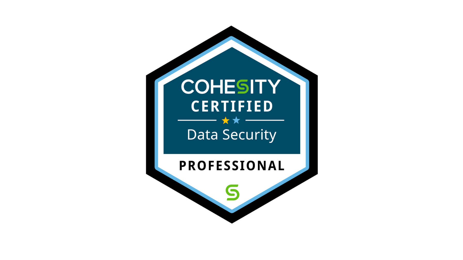 Cohesity Academy - data security professional badge hero image