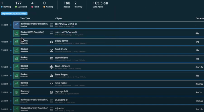 Protecting AWS Workload interactive demo blade thumbnail