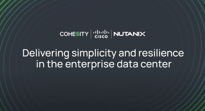 Delivering simplicity and resilience in the enterprise data center video thumbnail